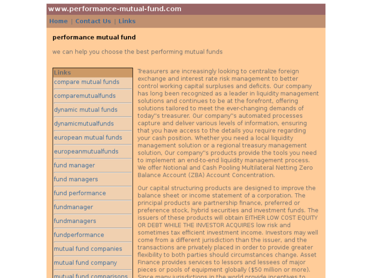 www.performance-mutual-fund.com