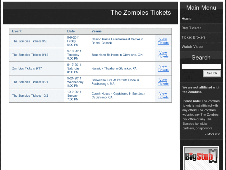 www.zombiestickets.com