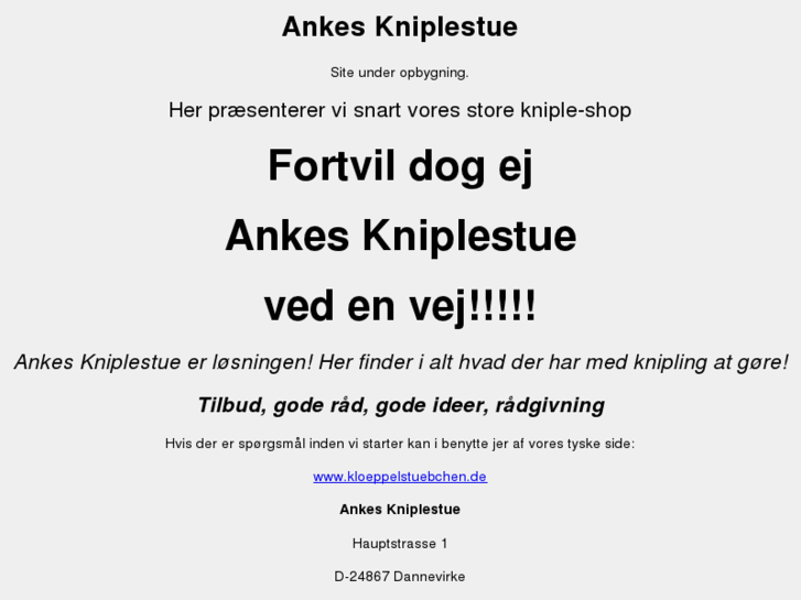 www.ankes-kniplestue.com