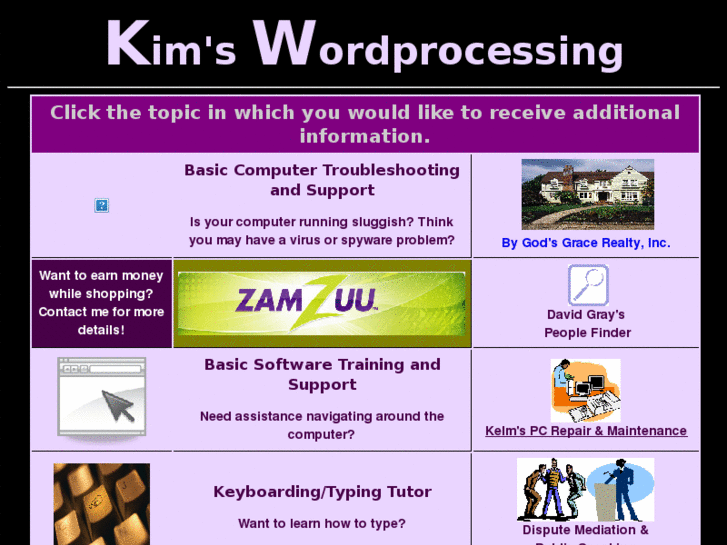www.kimswordprocessing.net
