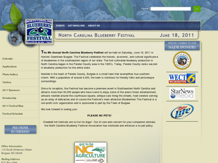 www.ncblueberryfestival.com