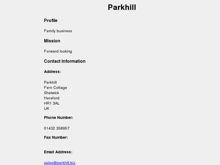 www.parkhill.biz