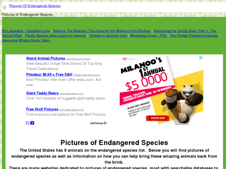 www.picturesofendangeredspecies.com