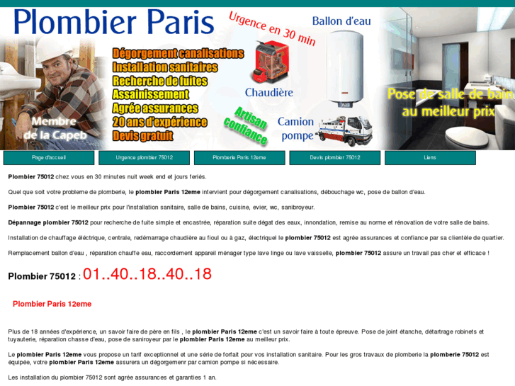 www.plombier75012.net