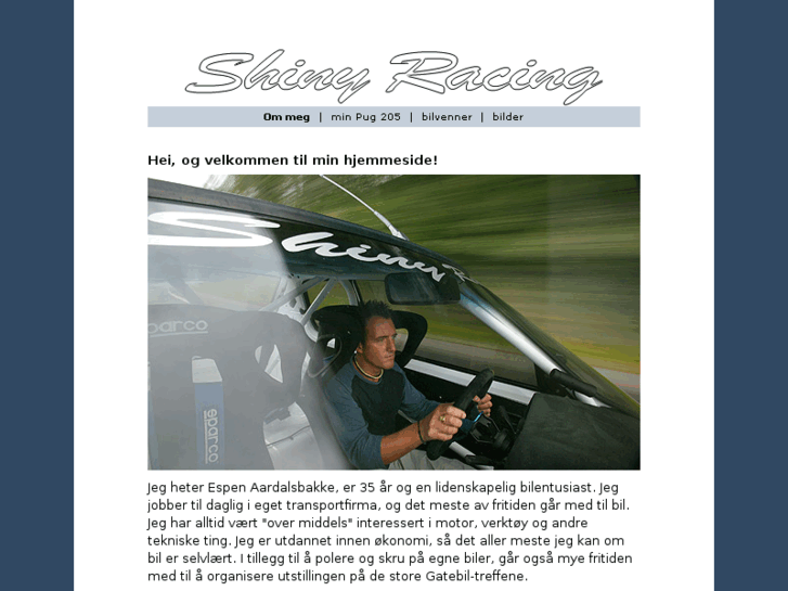 www.shinyracing.no