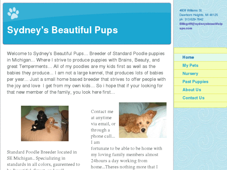 www.sydneysbeautifulpups.com