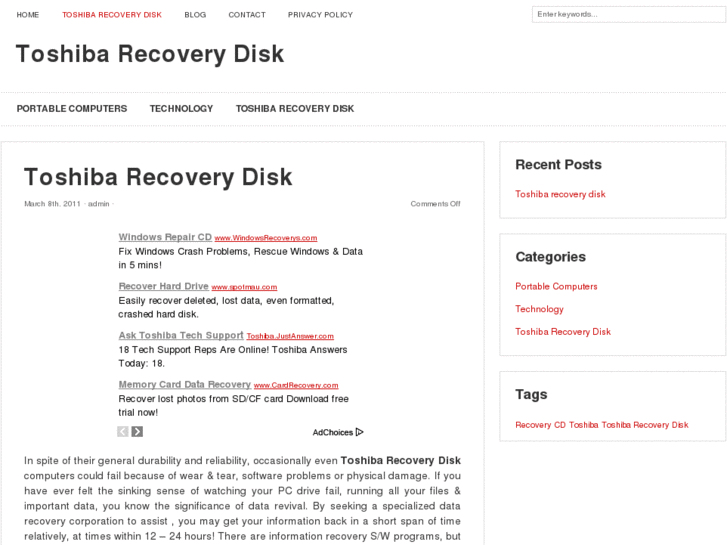 www.toshibarecoverydisk.net