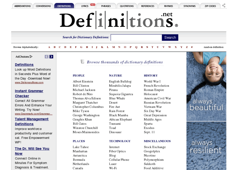 www.definitions.net