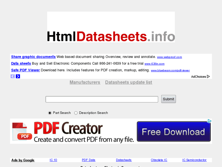 www.htmldatasheets.info