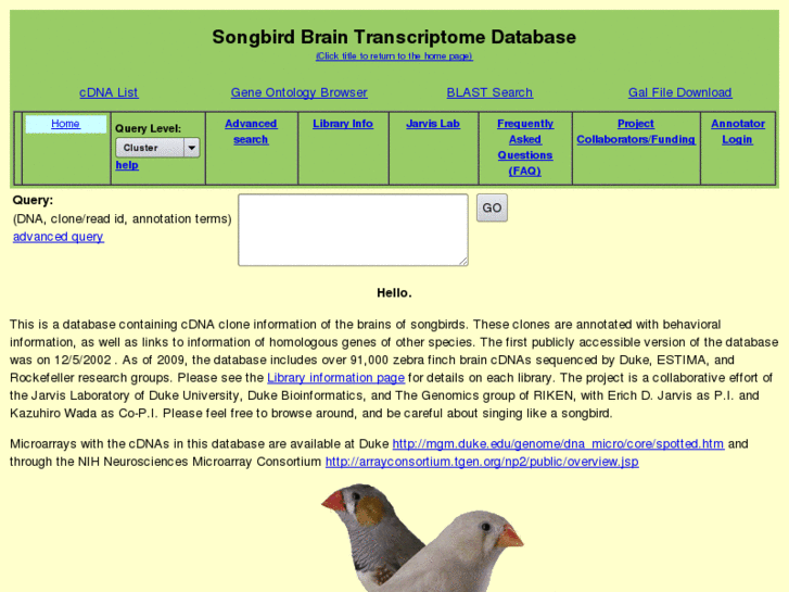 www.songbirdtranscriptome.net