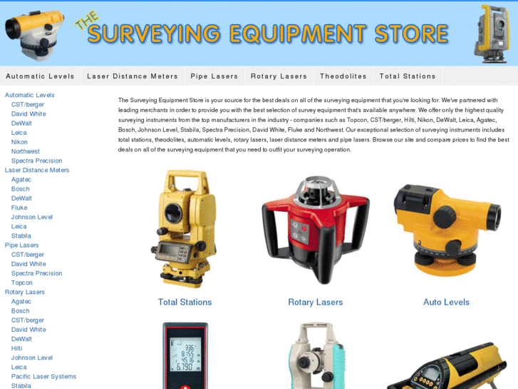 www.surveyingequipmentstore.com