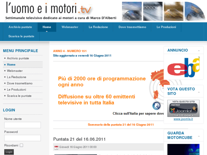 www.uomoemotori.tv
