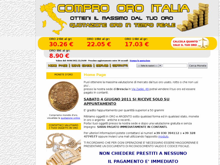 www.compro-oro-italia.com