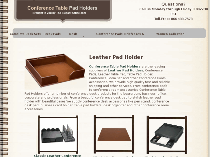 www.conferencetablepadholders.com