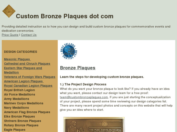 www.custombronzeplaques.com