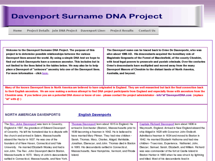 www.davenportdna.com