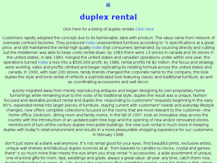 www.duplex-rental.com