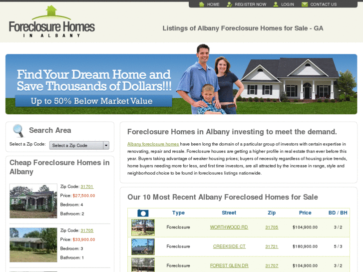 www.foreclosurehomesinalbany.com