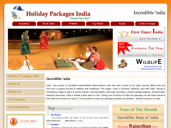 www.holidaypackages-india.com