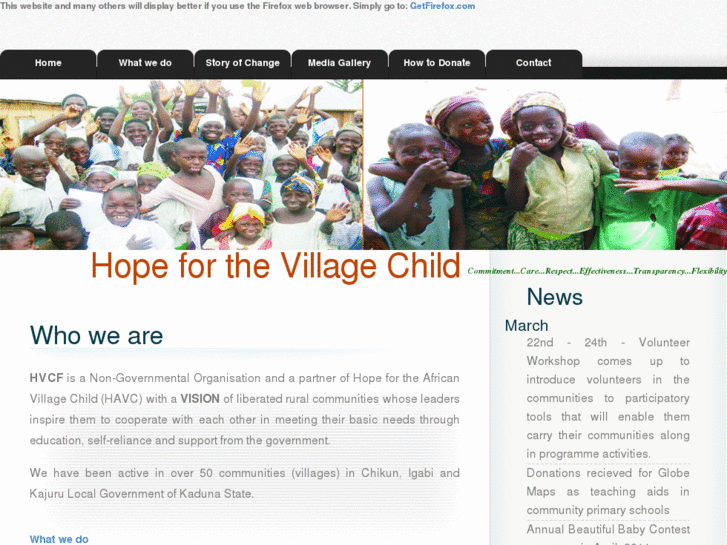 www.hopeforthevillagechild.org