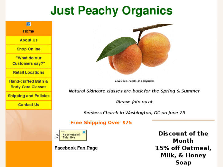 www.justpeachyorganics.com