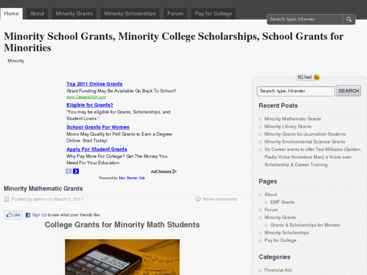 www.minorityschoolgrants.com