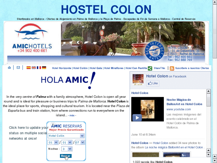 www.palmahostels.com