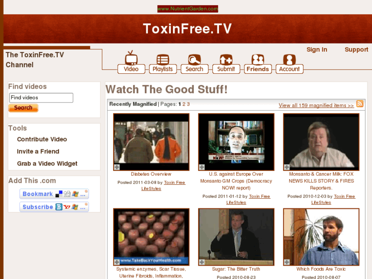 www.toxinfree.tv