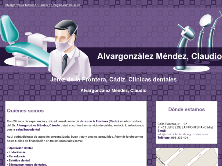 www.clinicadentalalvargonzalez.com