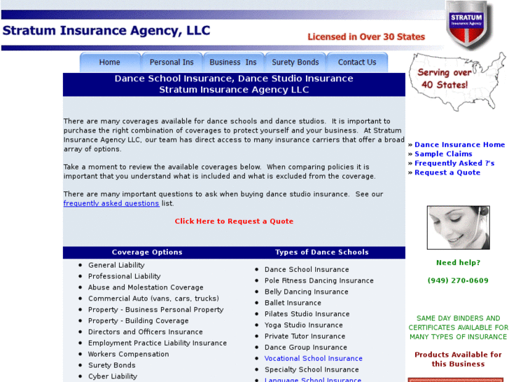 www.danceschoolinsurance.com