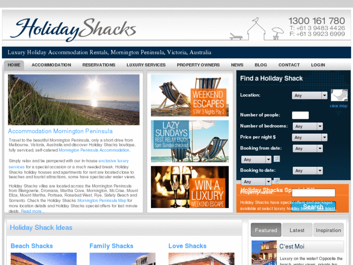 www.holidayshacks.com.au