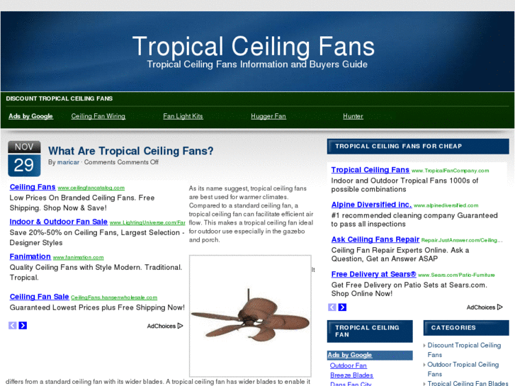 www.tropicalceilingfans.net