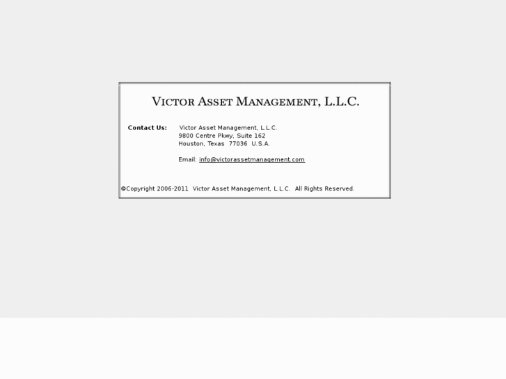 www.victorassetmanagement.com