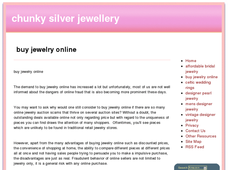 www.chunkysilverjewellery.com