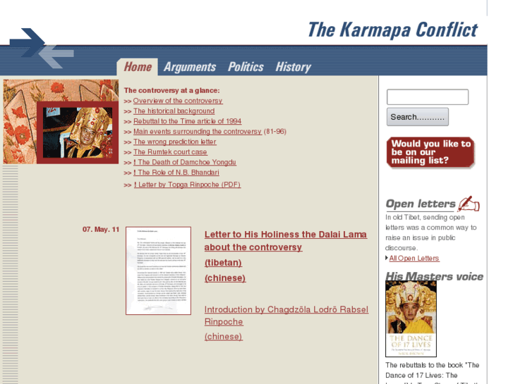 www.karmapa-issue.org