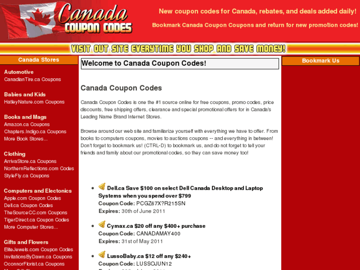 www.canadacouponcodes.com