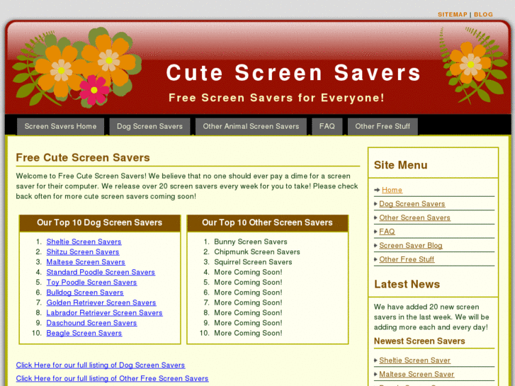 www.cutescreensavers.info