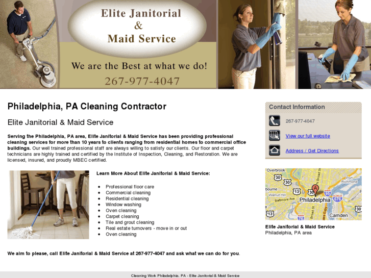 www.elitejanitorialandmaidservice.net