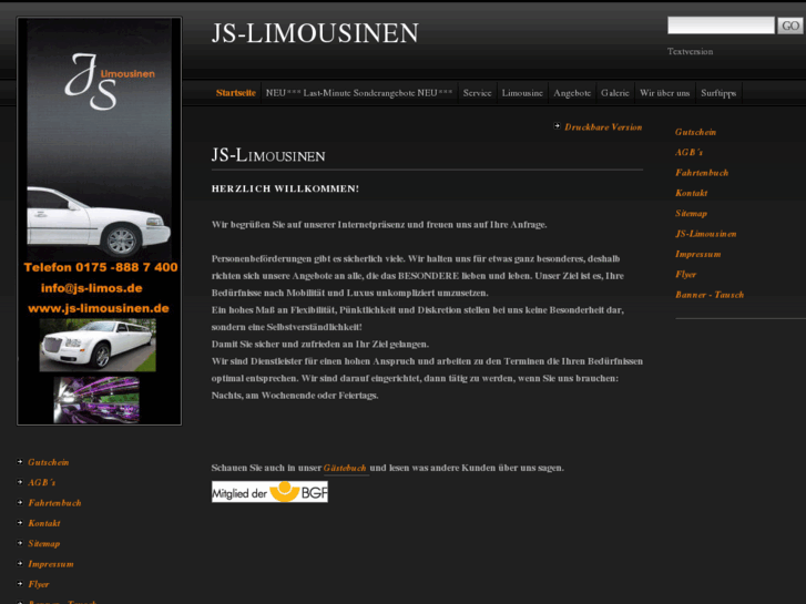 www.js-limos.com