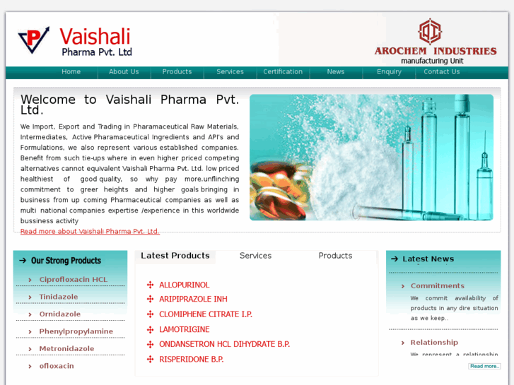 www.vaishalipharma.com