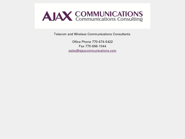 www.ajaxcommunications.com