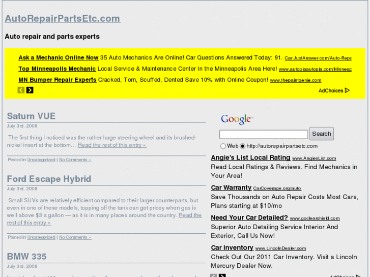 www.autorepairpartsetc.com