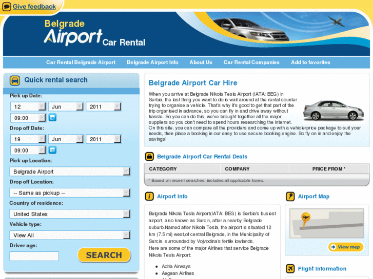 www.belgradeairportcarhire.com