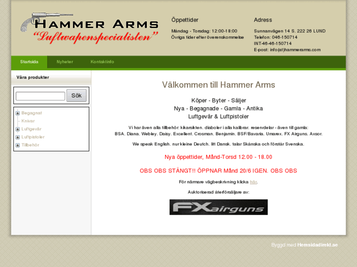 www.hammerarms.com