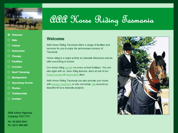 www.horseridingtasmania.com