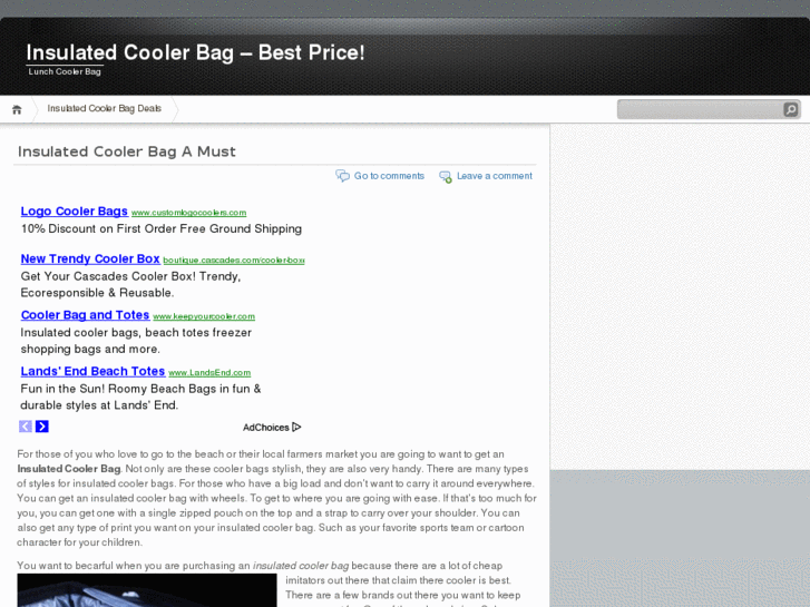 www.insulatedcoolerbag.org