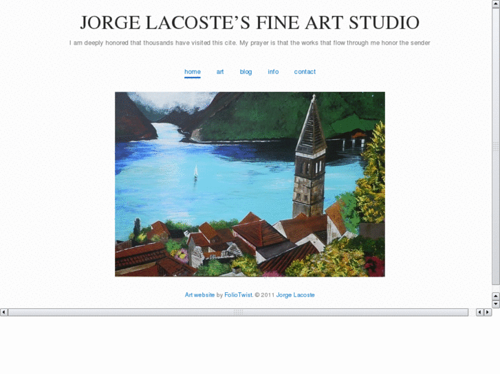 www.jorgelacostesart.com