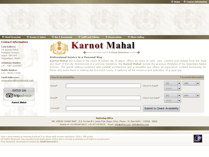 www.karnotmahal.com