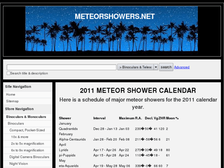 www.meteorshowers.net