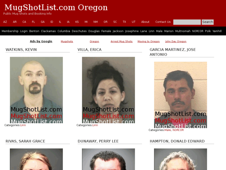 www.mugshotlist.com